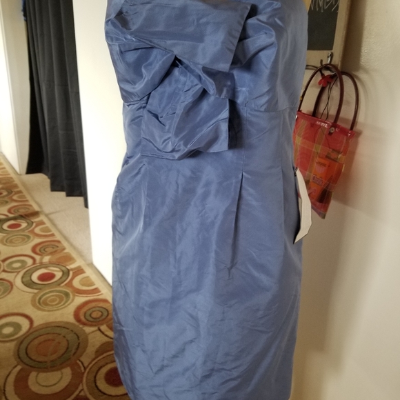 New J. Crew  blue special occasion organza dress 6 - Picture 10 of 13